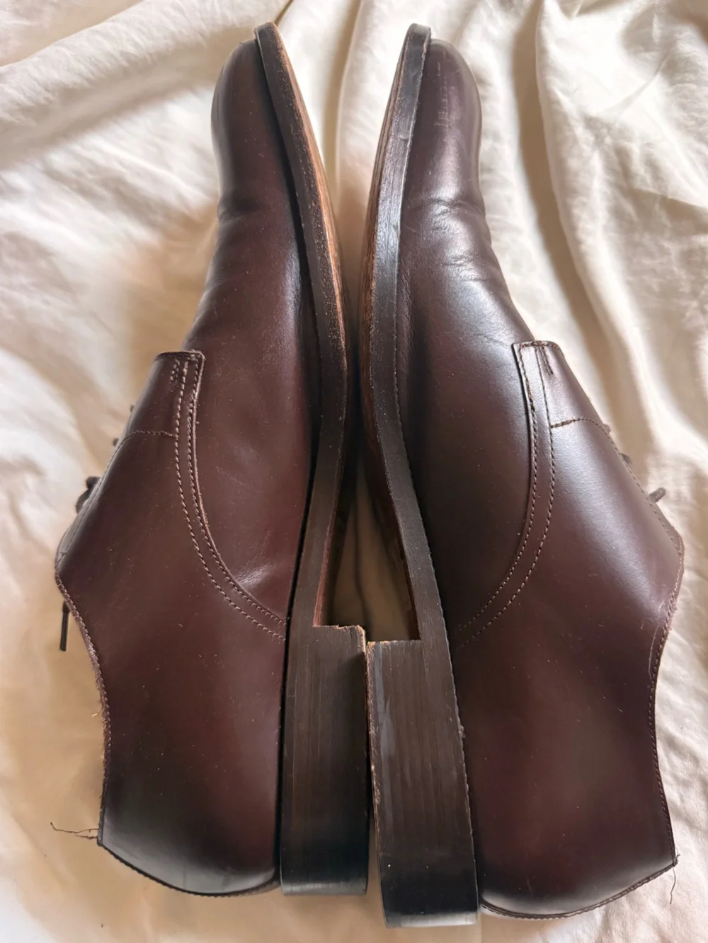 To Boot Dark Brown Leather Derby Shoes